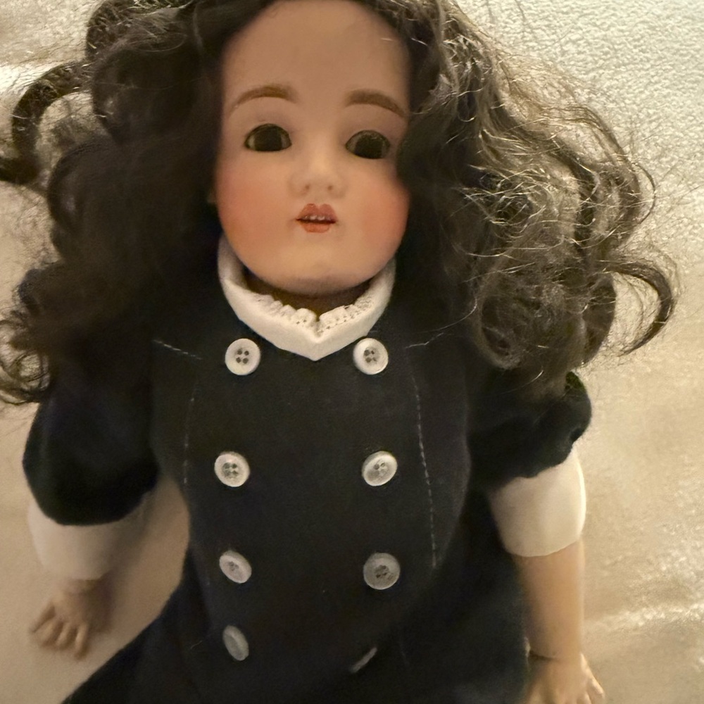 Classic antique porcelain bisque  Doll